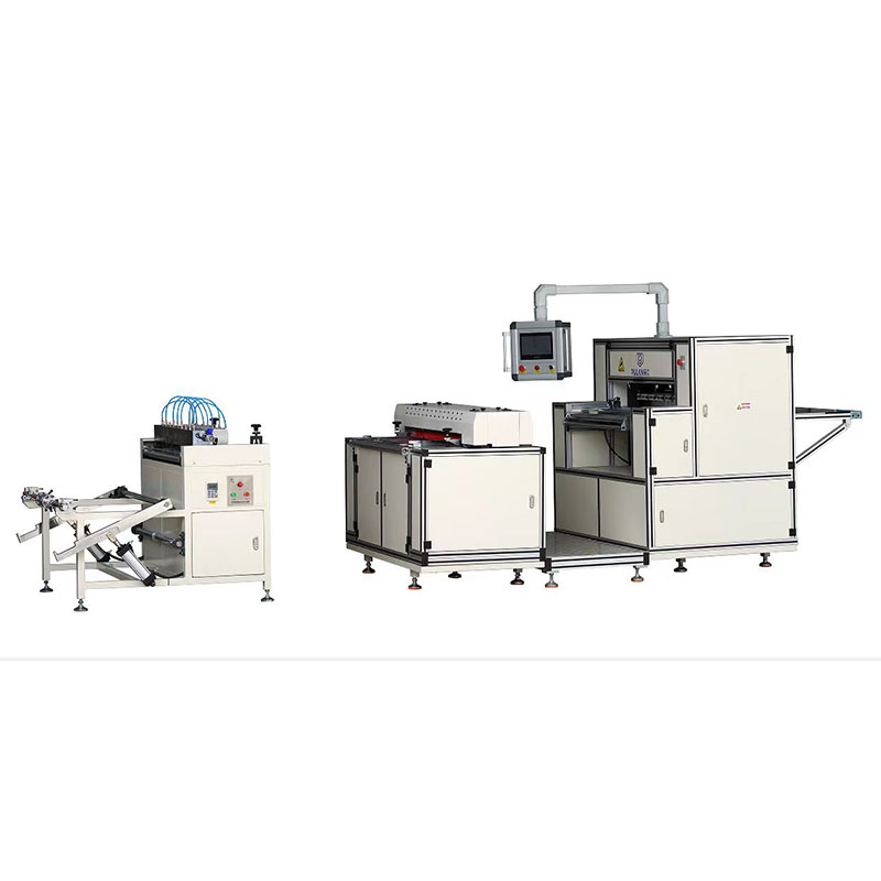 Línea de producción de plisado de papel con cuchilla CNC 600 totalmente automática